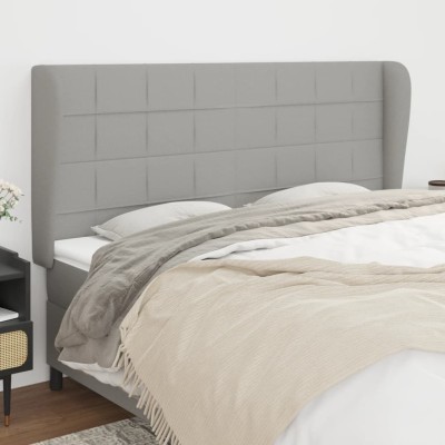 Headboard with ears, gray,...