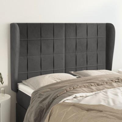 Headboard with ears, gray,...