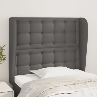 Headboard with lugs, gray,...