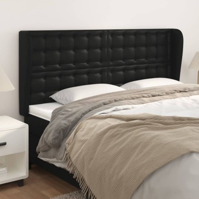 Headboard with lugs, black,...