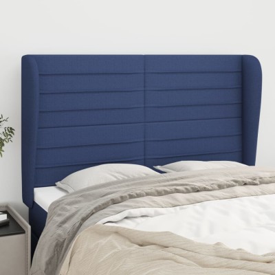 Headboard with ears, blue,...