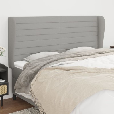 Headboard with ears, gray,...