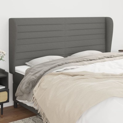Headboard with ears, gray,...