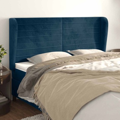 Headboard with ears, blue,...