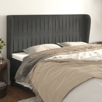 Headboard with ears, gray,...