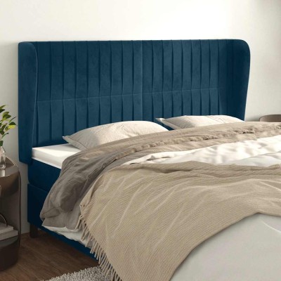 Headboard with ears, blue,...
