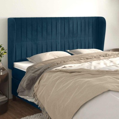 Headboard with ears, blue,...