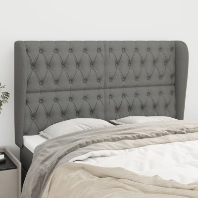 Headboard with ears, gray,...