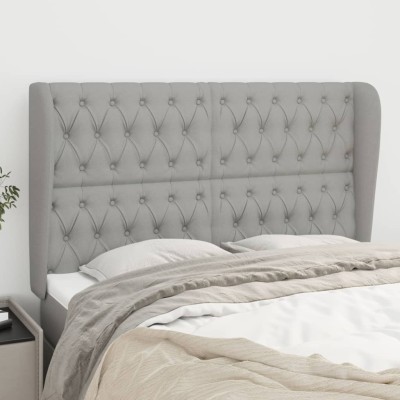 Headboard with ears, gray,...