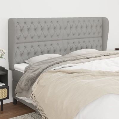 Headboard with ears, gray,...