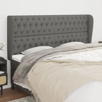 Headboard with ears, gray,...
