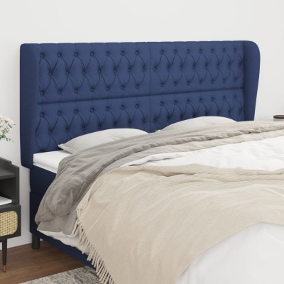 Headboard with ears, blue,...