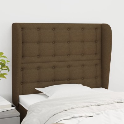 Headboard with ears, brown,...