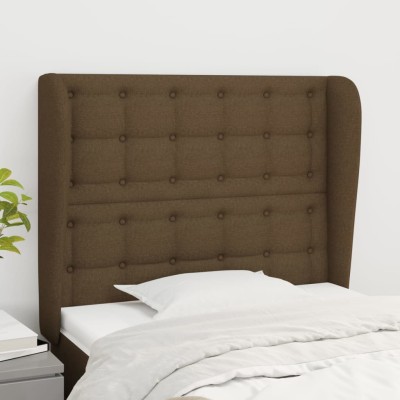 Headboard with ears, brown,...