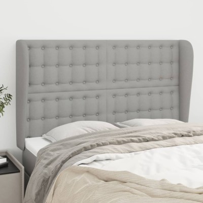 Headboard with ears, gray,...