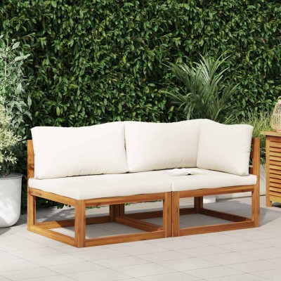 Sofa set with cream...