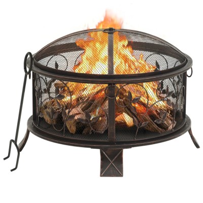 Fire pit with chimney, 67.5...