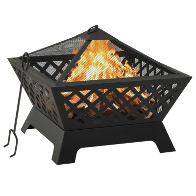 Fire pit with chimney,...