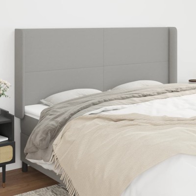 Headboard with ears, gray,...