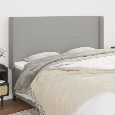 Headboard with ears, gray,...