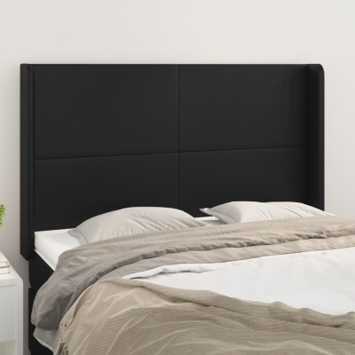 Headboard with lugs, black,...