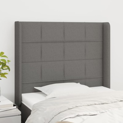 Headboard with ears, gray,...