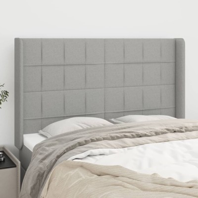 Headboard with ears, gray,...