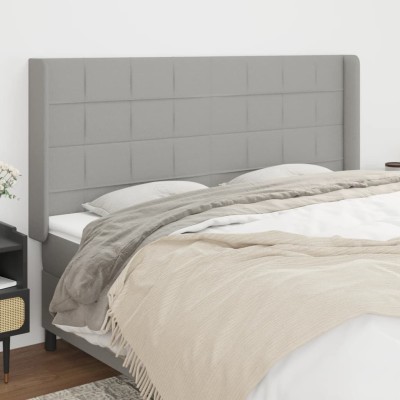 Headboard with ears, gray,...
