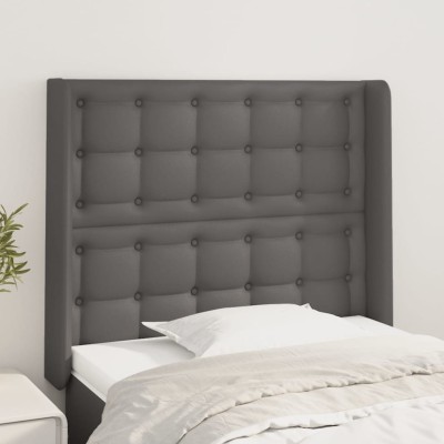 Headboard with lugs, gray,...