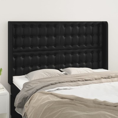 Headboard with lugs, black,...