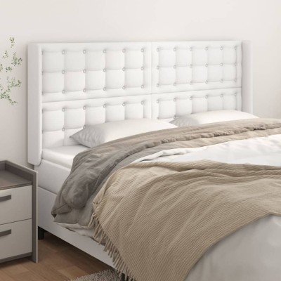 Headboard with lugs, white,...