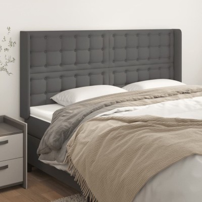 Headboard with lugs, gray,...