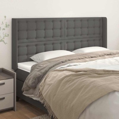 Headboard with lugs, gray,...