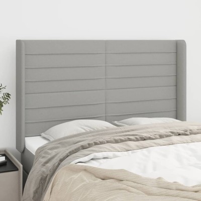 Headboard with ears, gray,...