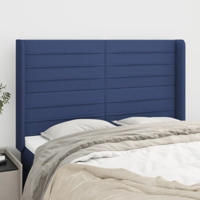Headboard with ears, blue,...