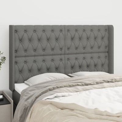 Headboard with ears, gray,...