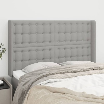 Headboard with ears, gray,...