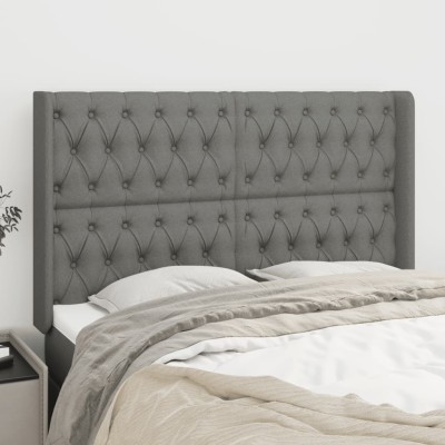 Headboard with ears, gray,...