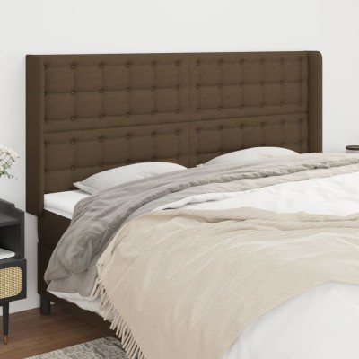 Headboard with ears, brown,...