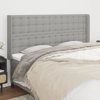 Headboard with ears, gray,...
