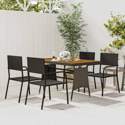 Outdoor dining set, 5...