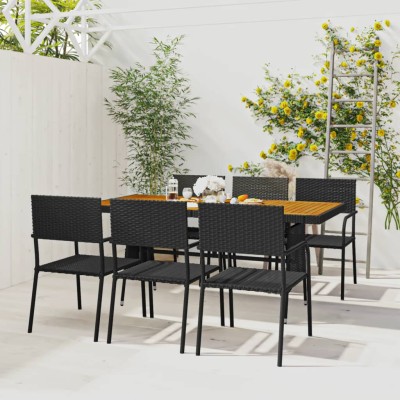 Outdoor dining set, 7...