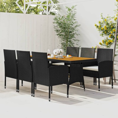 Outdoor dining set, 7...
