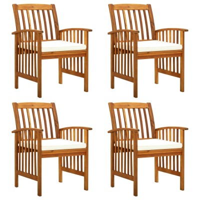 Garden dining chairs with...