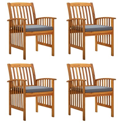 Garden dining chairs with...