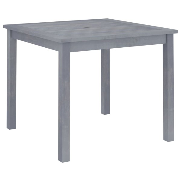 Garden dining table, 88x88x74cm, solid acacia wood