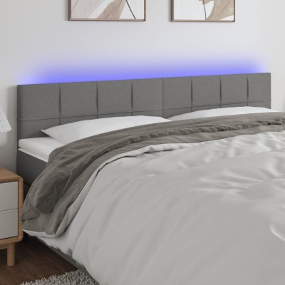 Headboard with LED, dark...