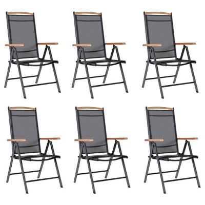 Folding garden chairs, 6...