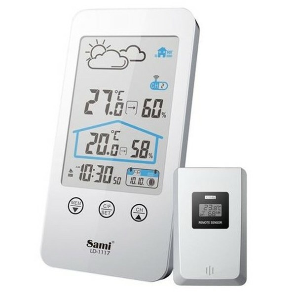 Multi-function Weather Station SAMI LD-1117 Silver