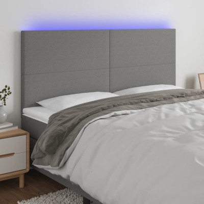 Headboard with LED, dark...